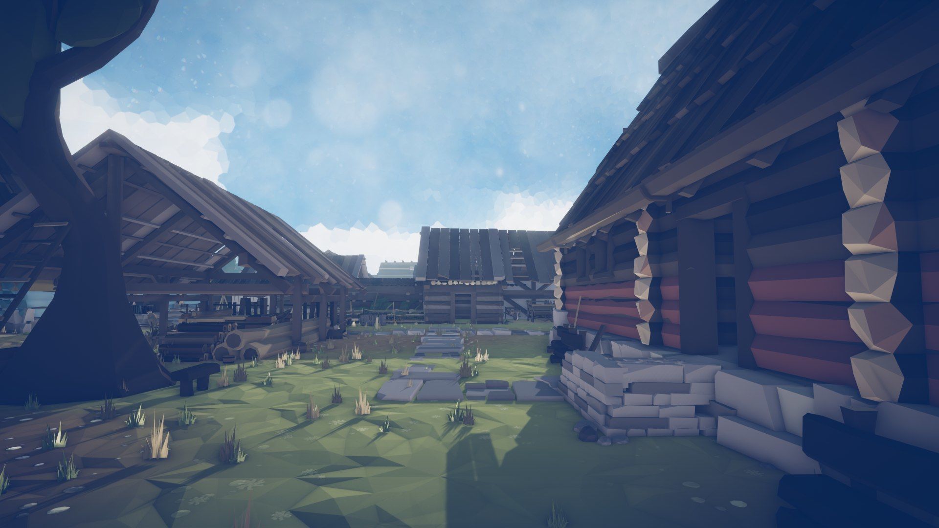 Slavic Medieval Village Town Interior and Exterior Pack  Low-poly 3D model_92