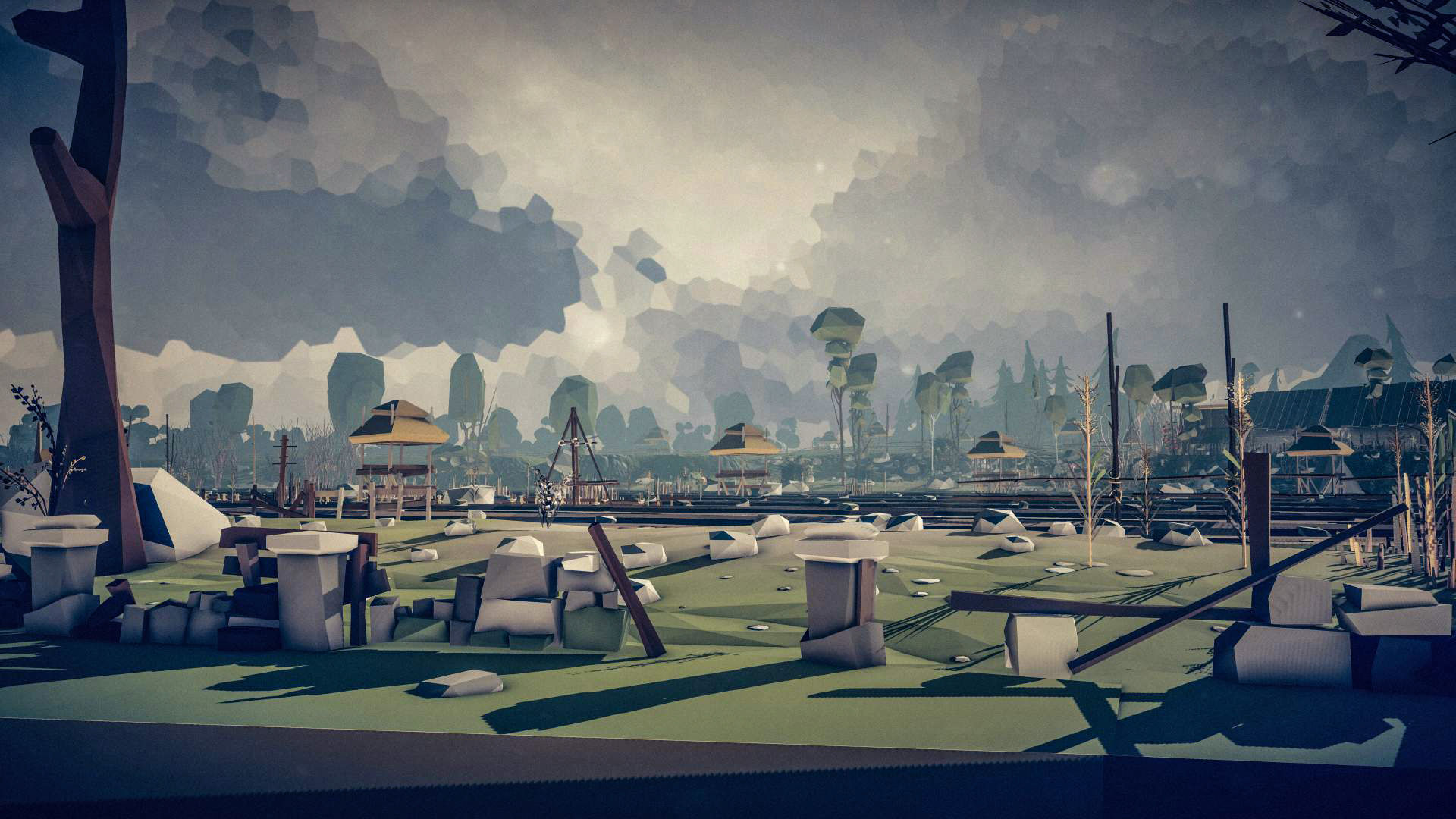 Slavic Medieval Village Town Interior and Exterior Pack  Low-poly 3D model_130