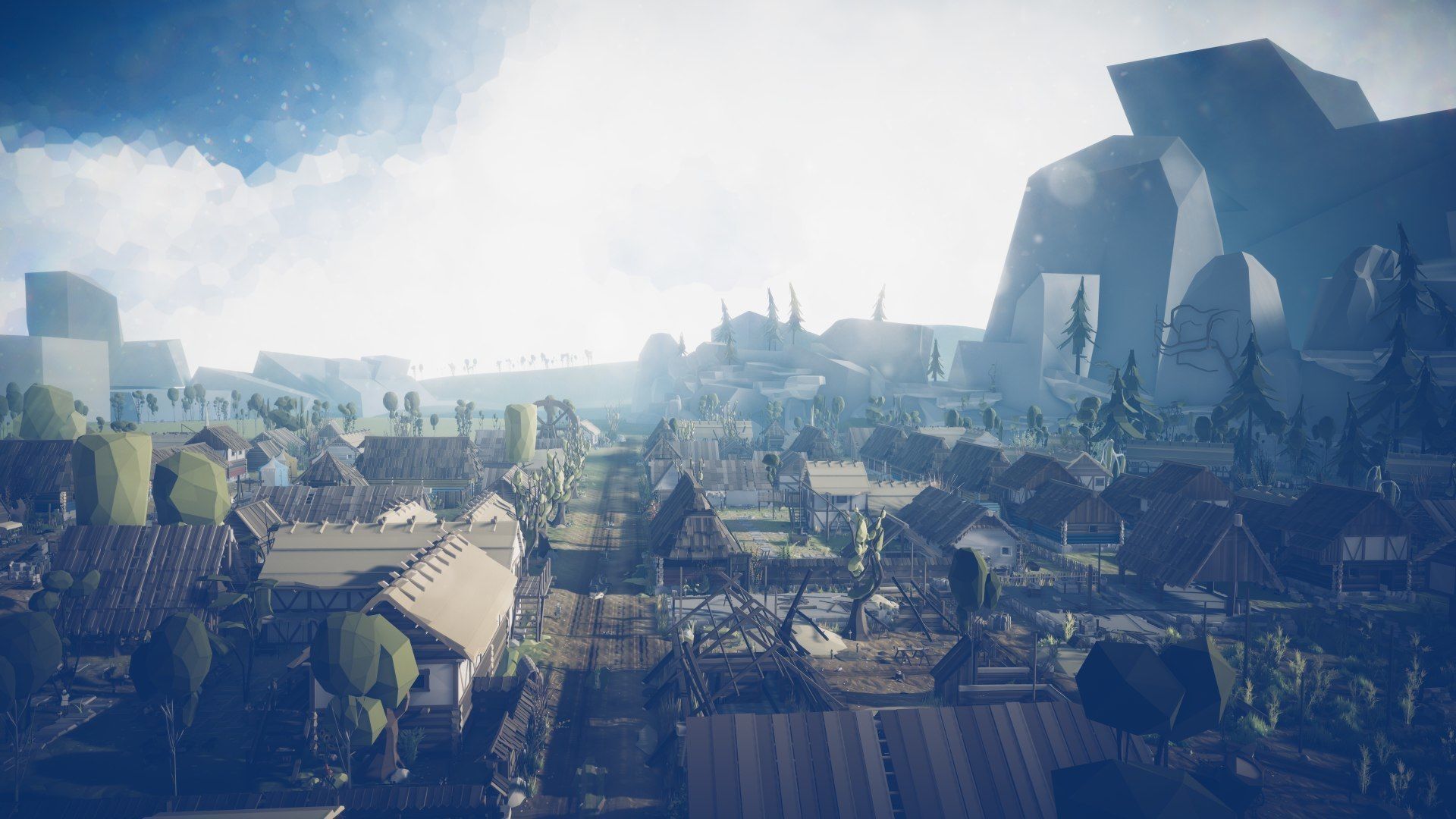 Slavic Medieval Village Town Interior and Exterior Pack  Low-poly 3D model_59