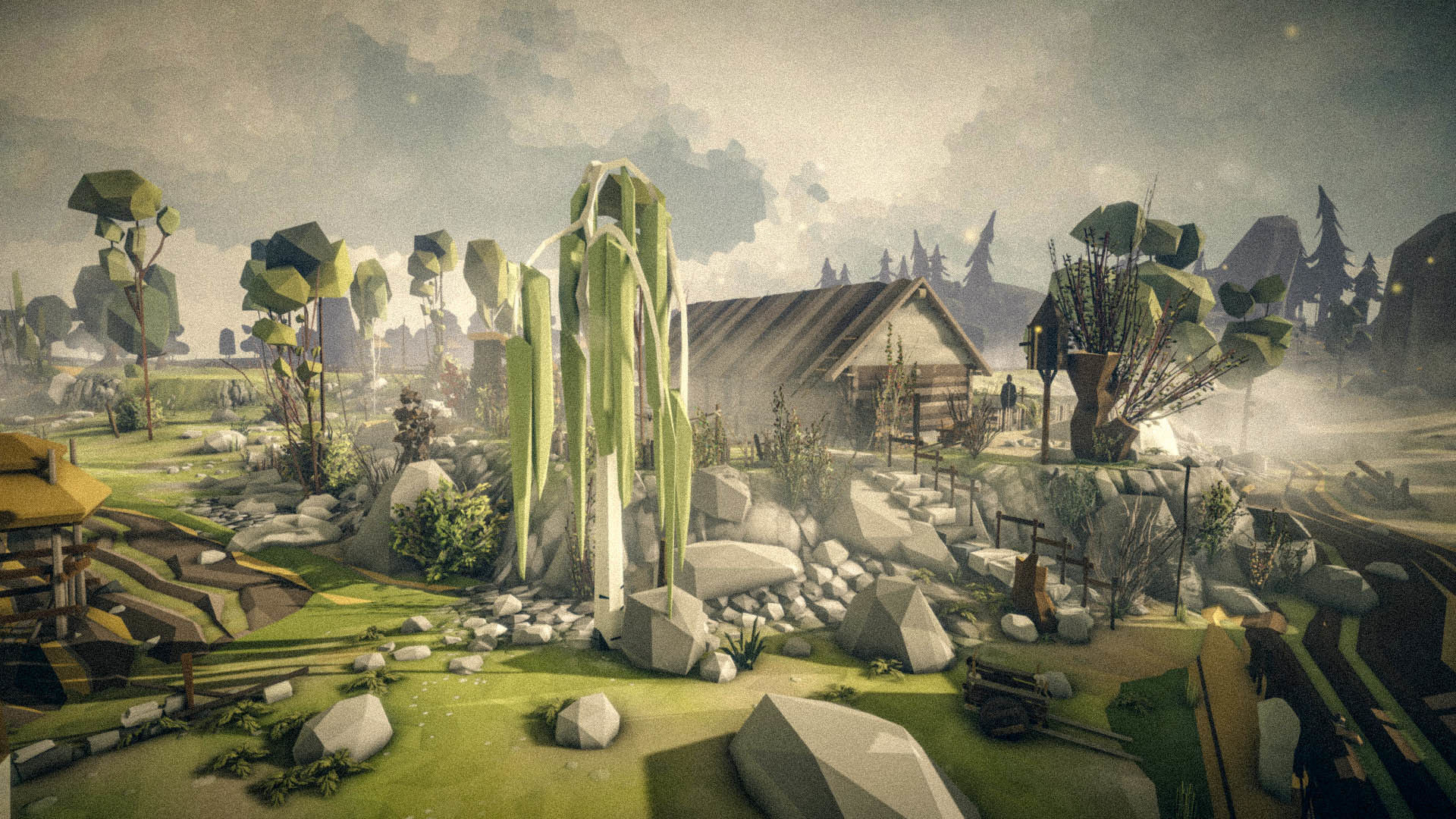 Slavic Medieval Village Town Interior and Exterior Pack  Low-poly 3D model_107