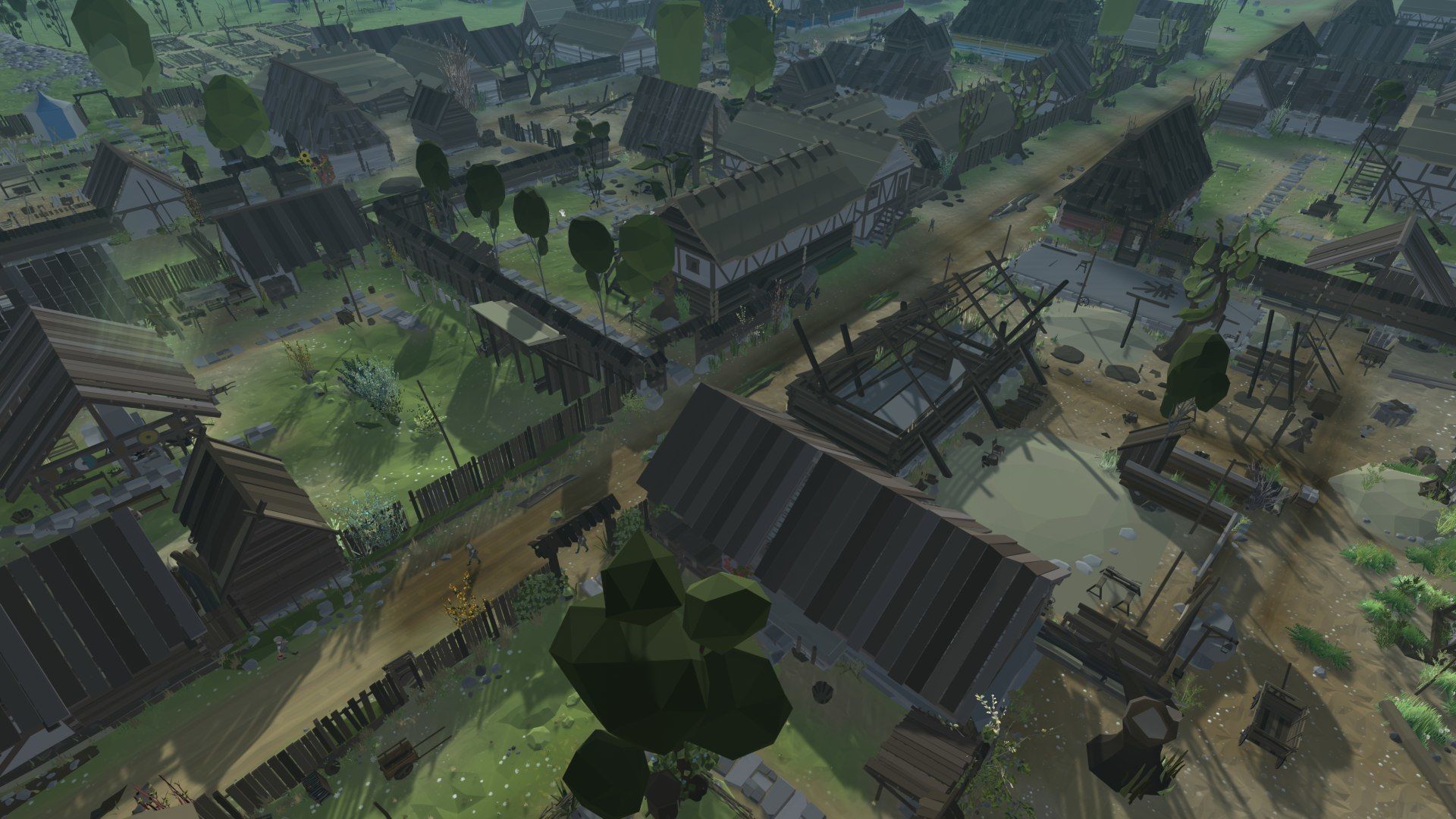 Slavic Medieval Village Town Interior and Exterior Pack  Low-poly 3D model_86