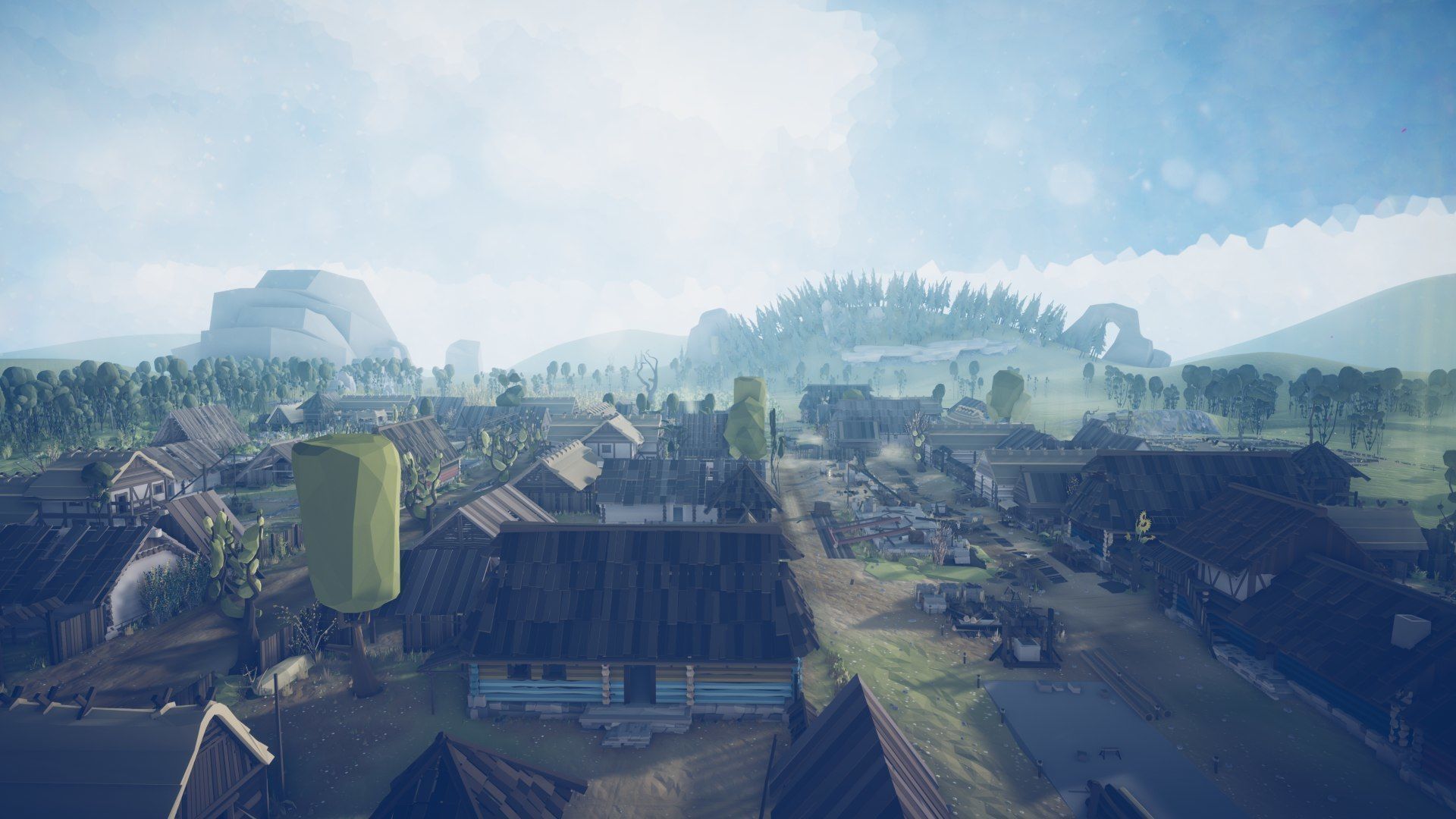 Slavic Medieval Village Town Interior and Exterior Pack  Low-poly 3D model_75