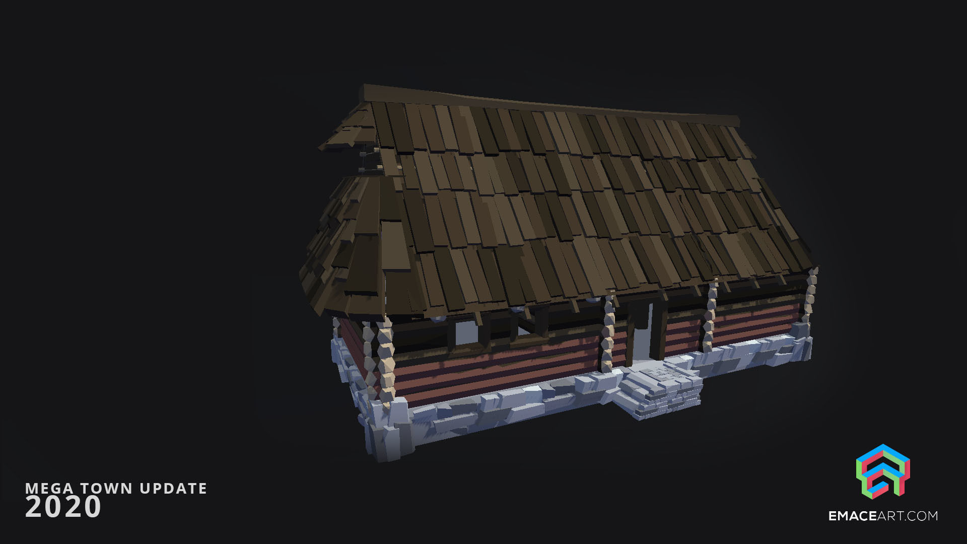 Slavic Medieval Village Town Interior and Exterior Pack  Low-poly 3D model_30