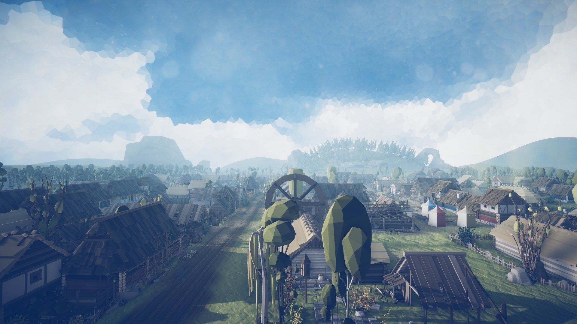 Slavic Medieval Village Town Interior and Exterior Pack  Low-poly 3D model_95