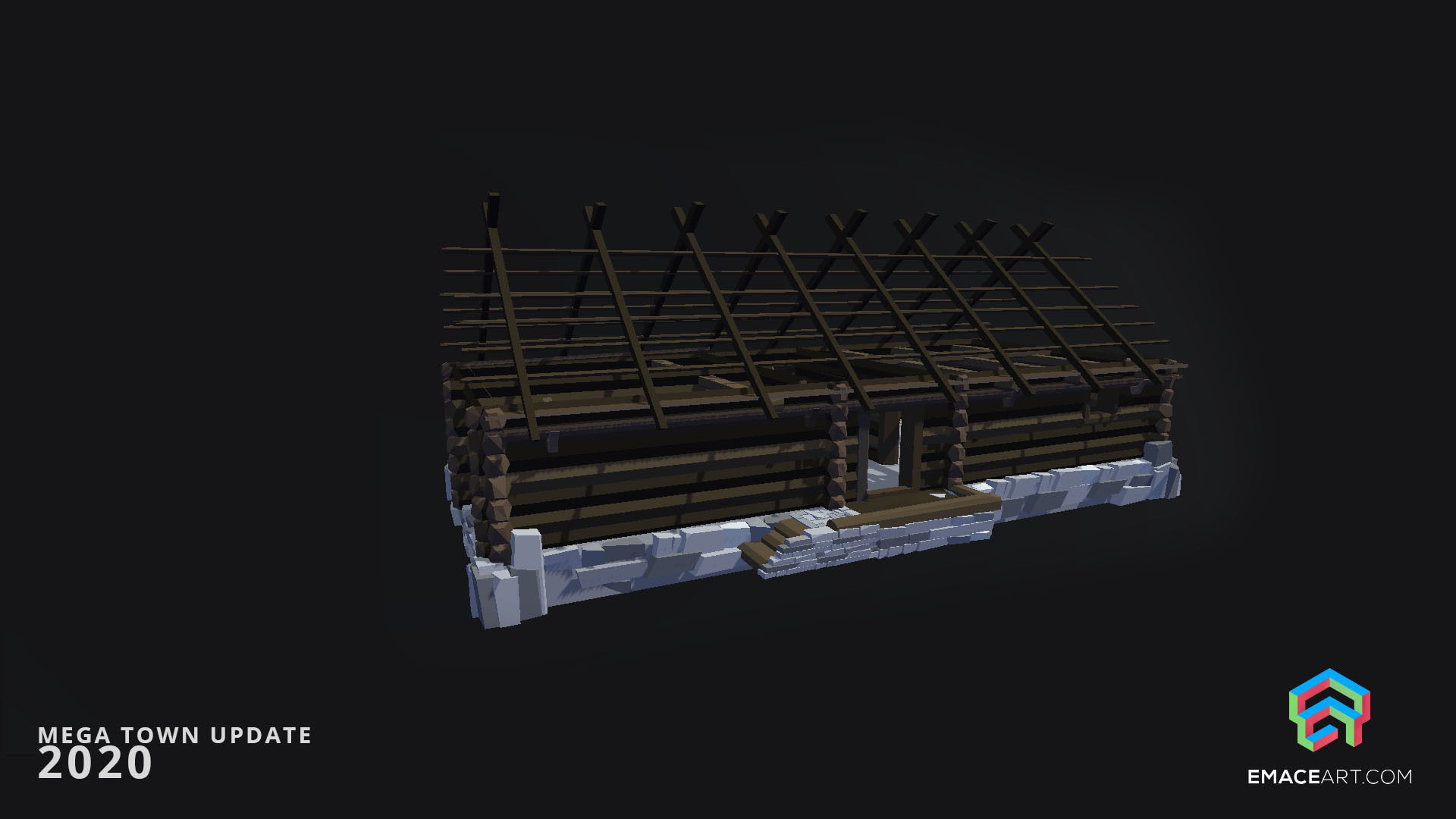 Slavic Medieval Village Town Interior and Exterior Pack  Low-poly 3D model_49