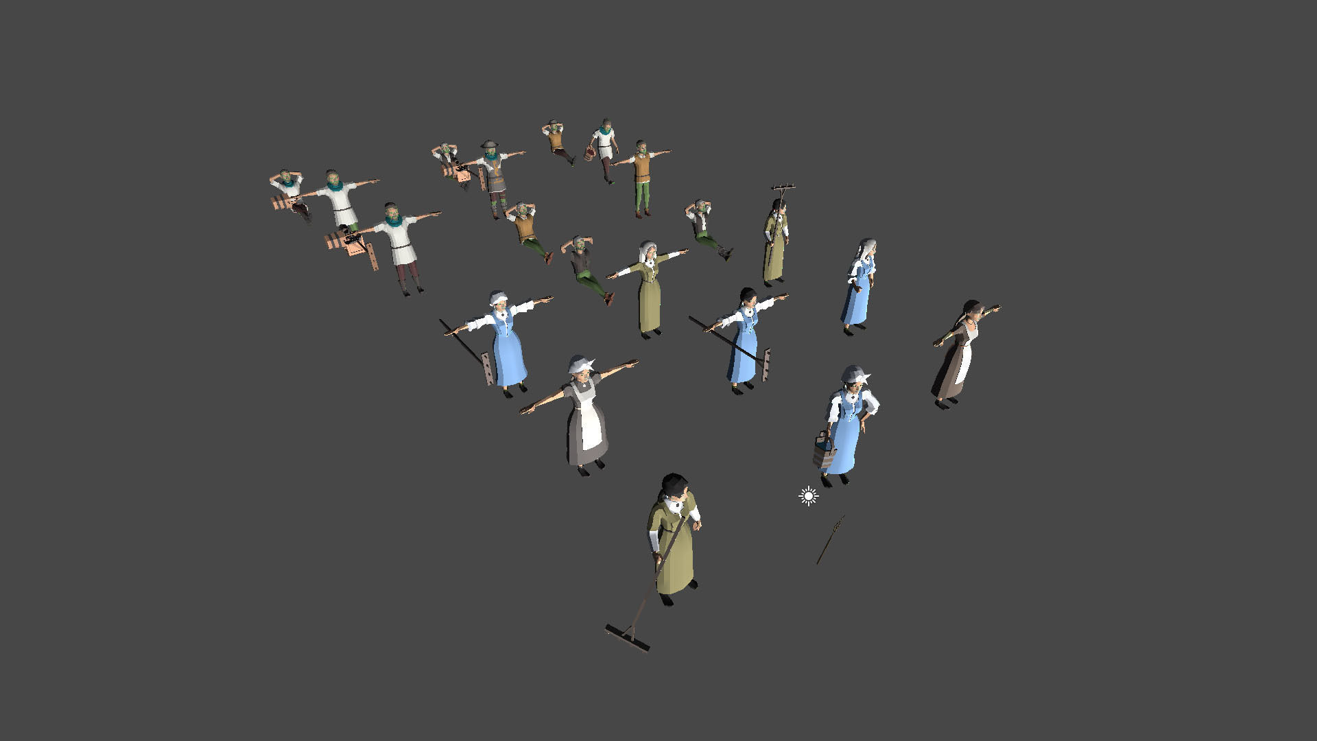 Slavic Medieval Village Town Interior and Exterior Pack  Low-poly 3D model_5