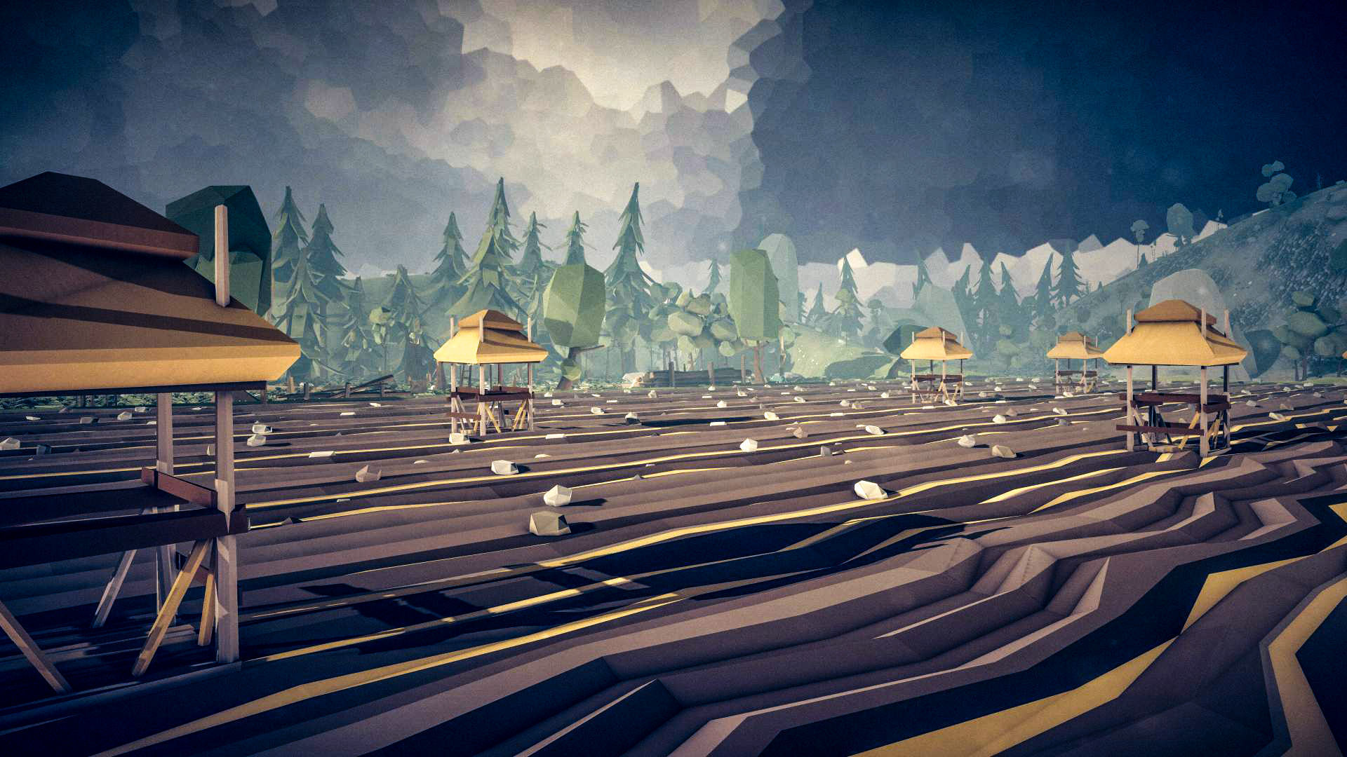 Slavic Medieval Village Town Interior and Exterior Pack  Low-poly 3D model_128