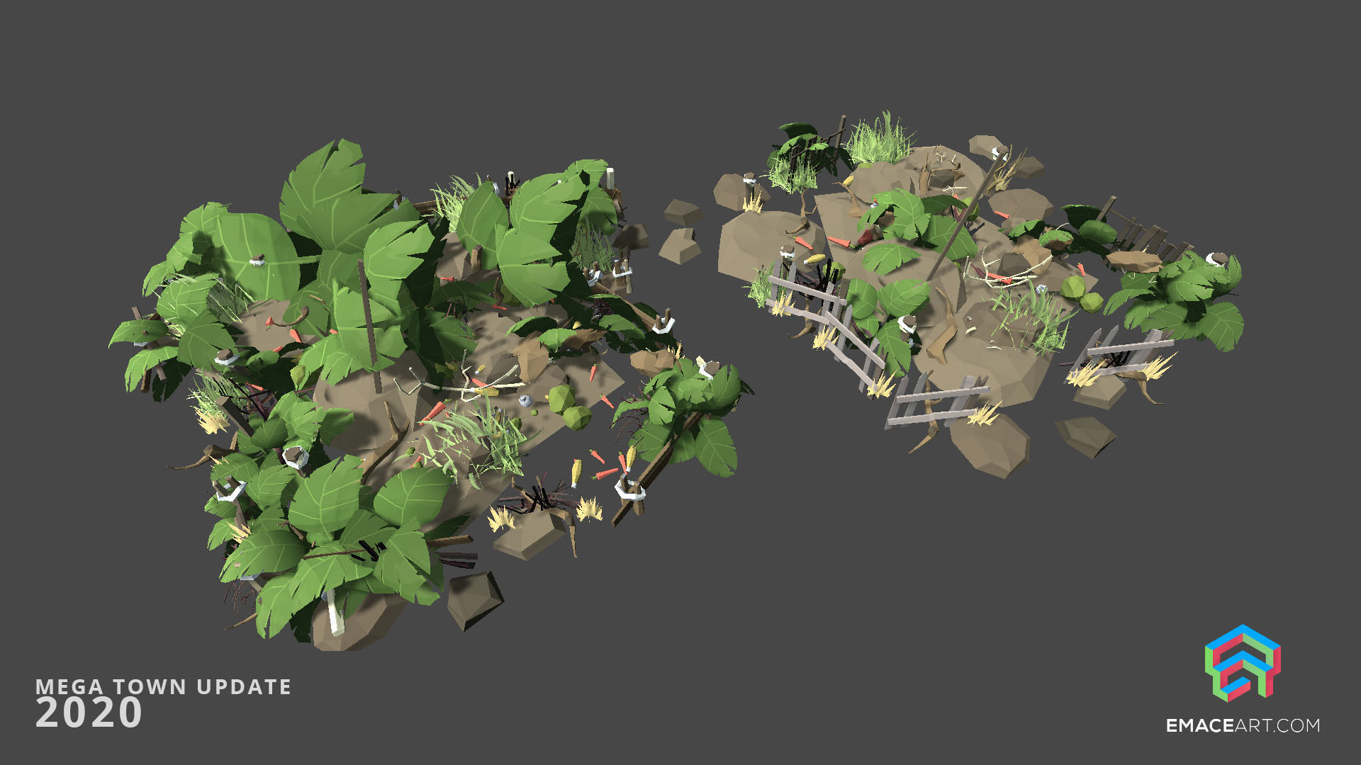 Slavic Medieval Village Town Interior and Exterior Pack  Low-poly 3D model_12