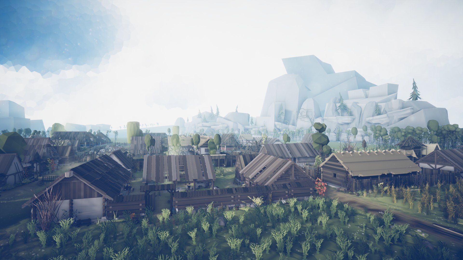 Slavic Medieval Village Town Interior and Exterior Pack  Low-poly 3D model_77