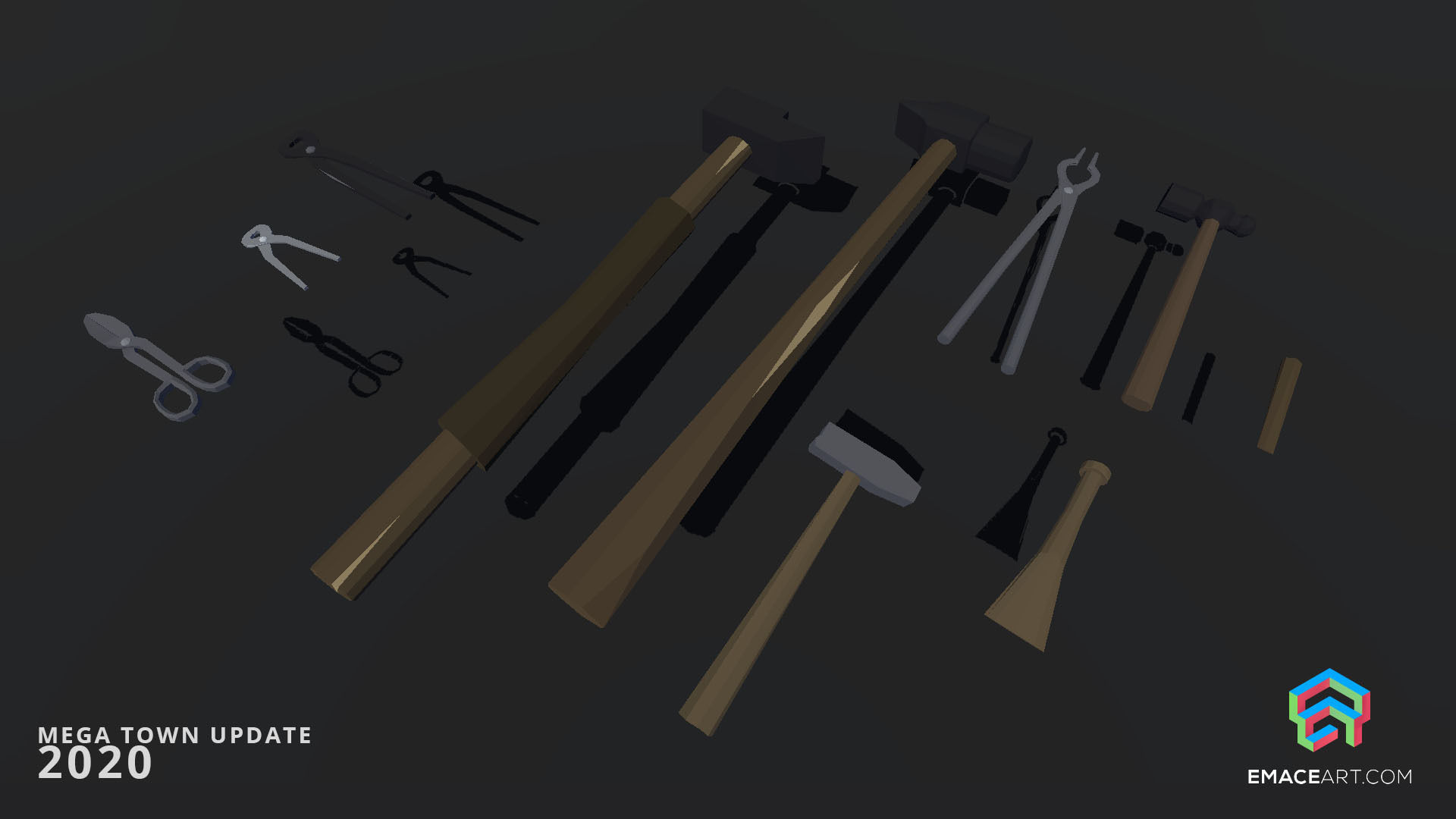 Slavic Medieval Village Town Interior and Exterior Pack  Low-poly 3D model_38