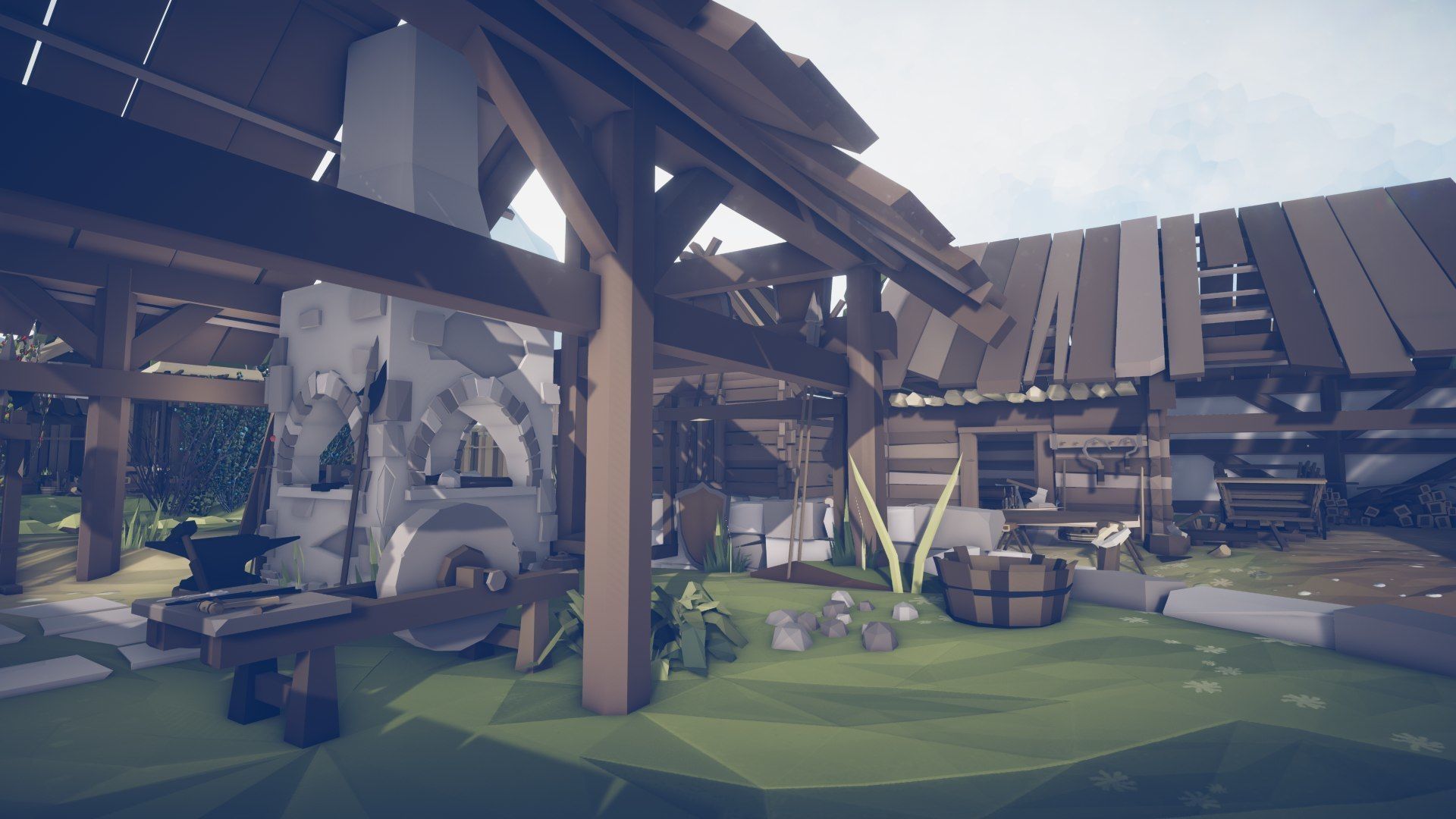 Slavic Medieval Village Town Interior and Exterior Pack  Low-poly 3D model_84