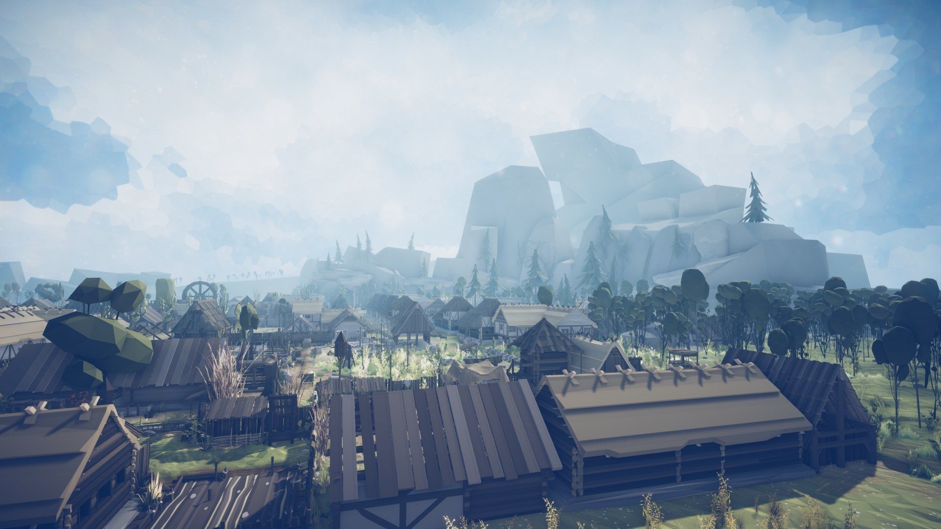 Slavic Medieval Village Town Interior and Exterior Pack  Low-poly 3D model_94