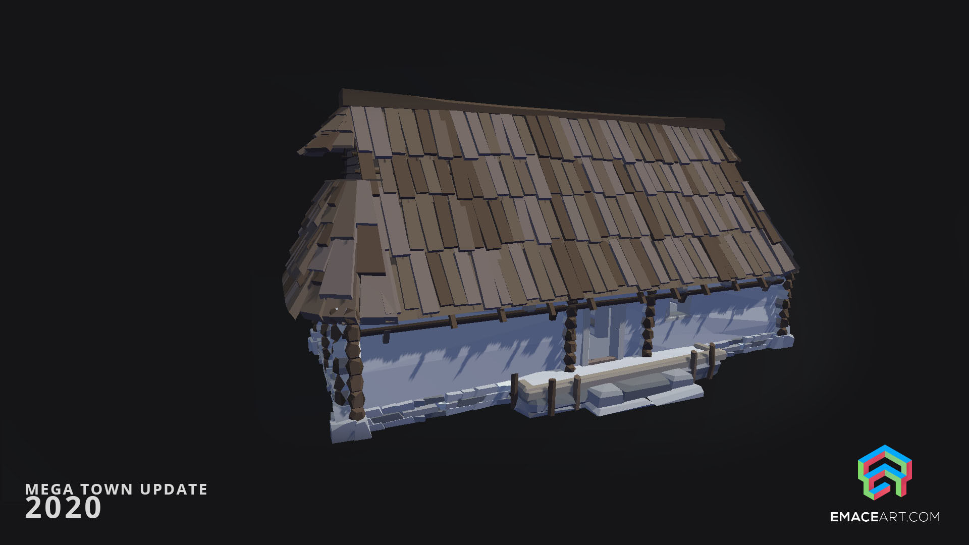 Slavic Medieval Village Town Interior and Exterior Pack  Low-poly 3D model_28