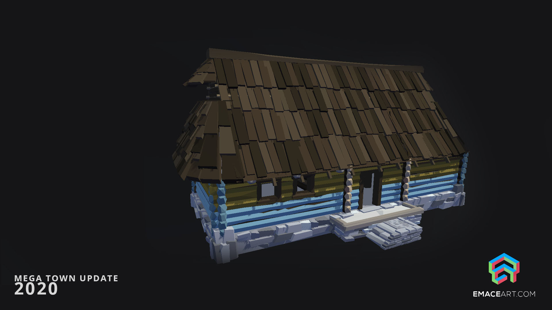 Slavic Medieval Village Town Interior and Exterior Pack  Low-poly 3D model_32