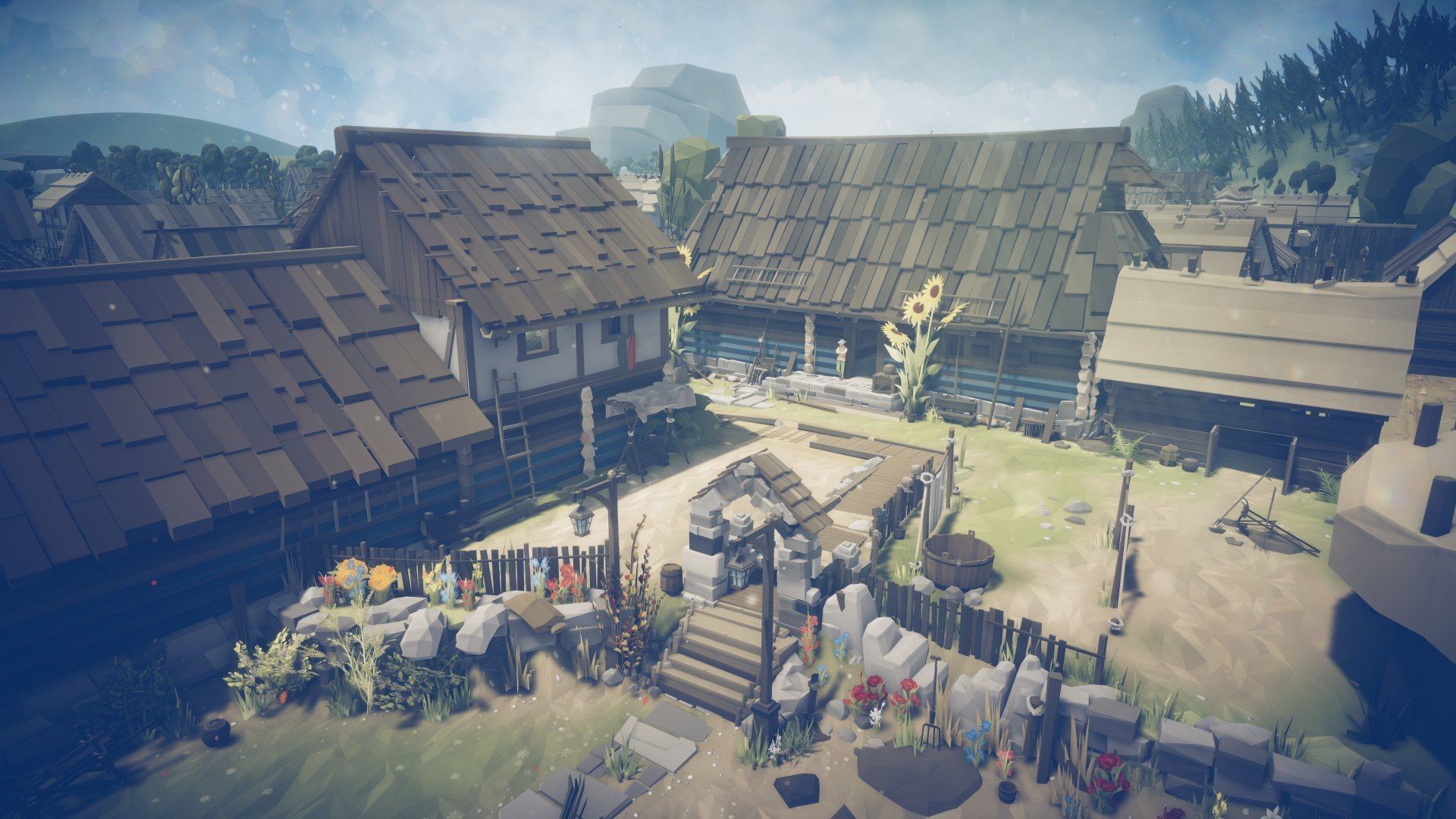 Slavic Medieval Village Town Interior and Exterior Pack  Low-poly 3D model_62