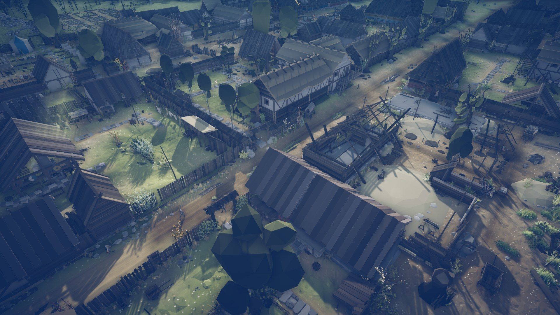 Slavic Medieval Village Town Interior and Exterior Pack  Low-poly 3D model_85