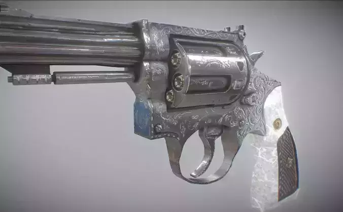 Revolver Engraved