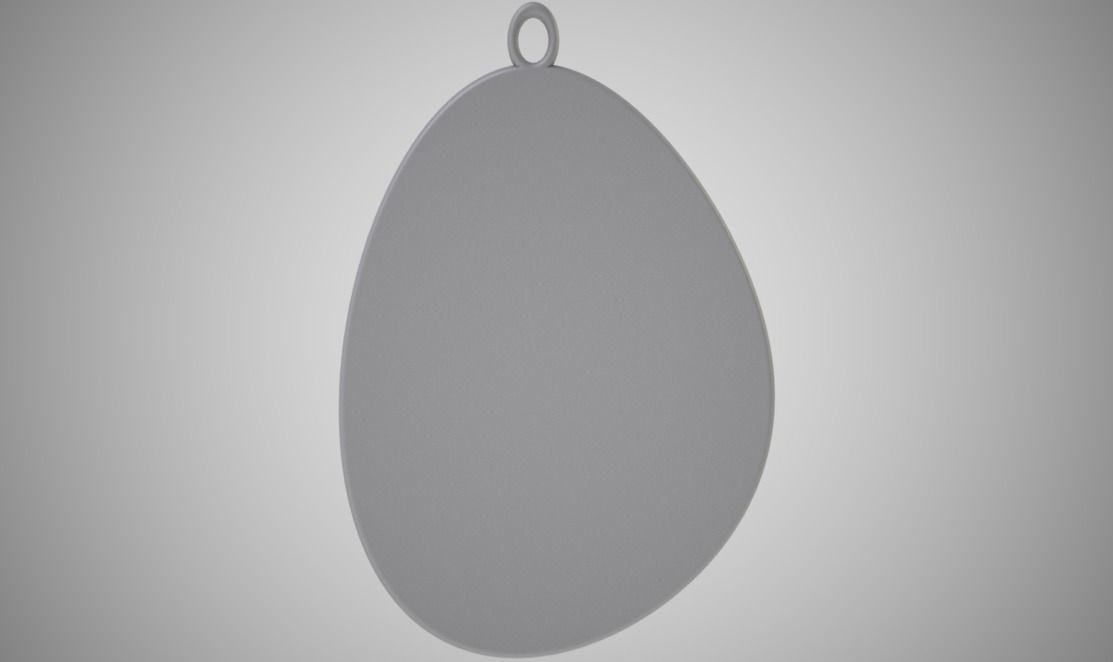 Rock Owl Necklace 3D print model_8