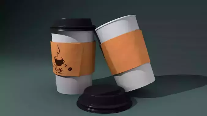 Paper Cups Coffee