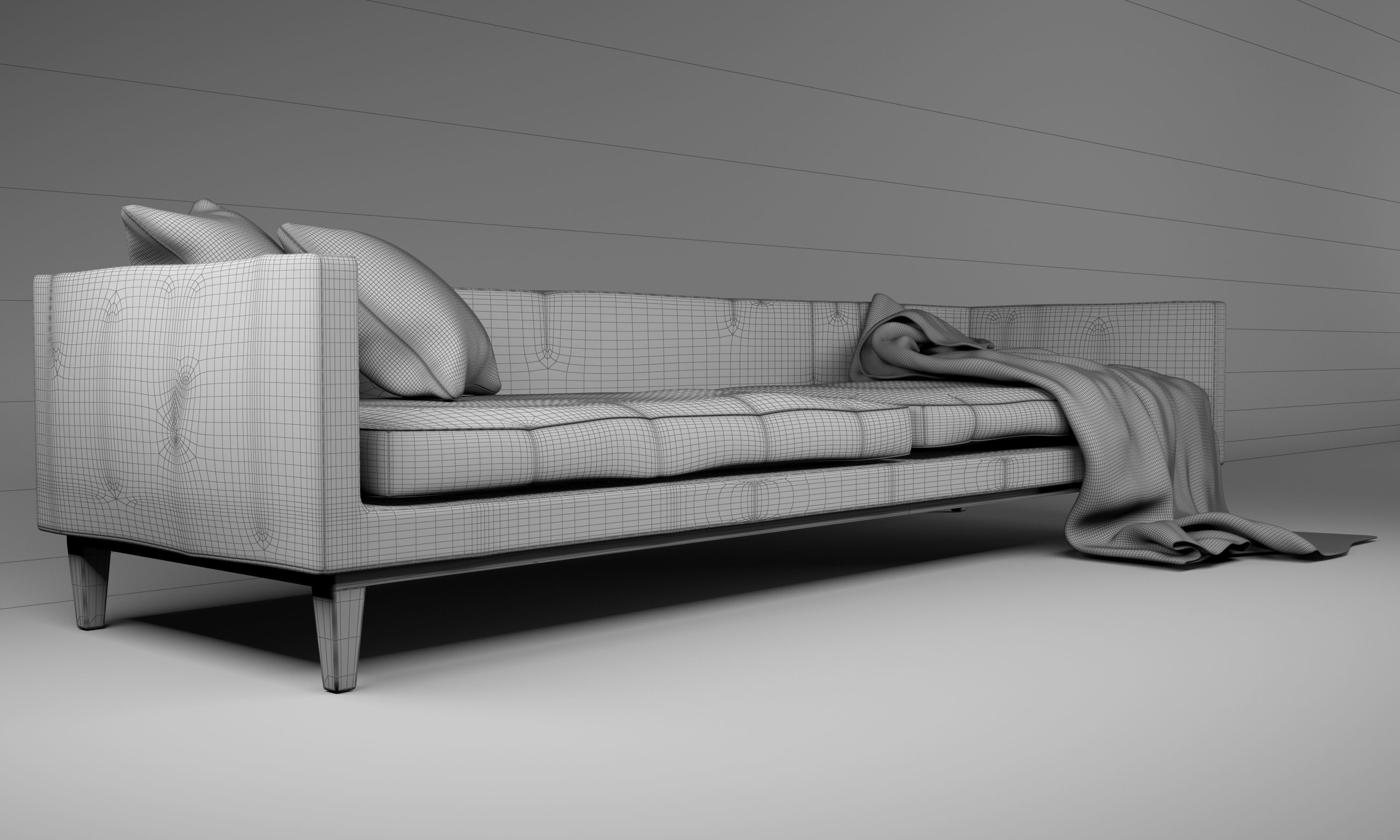 SOFA BED 3D model_1