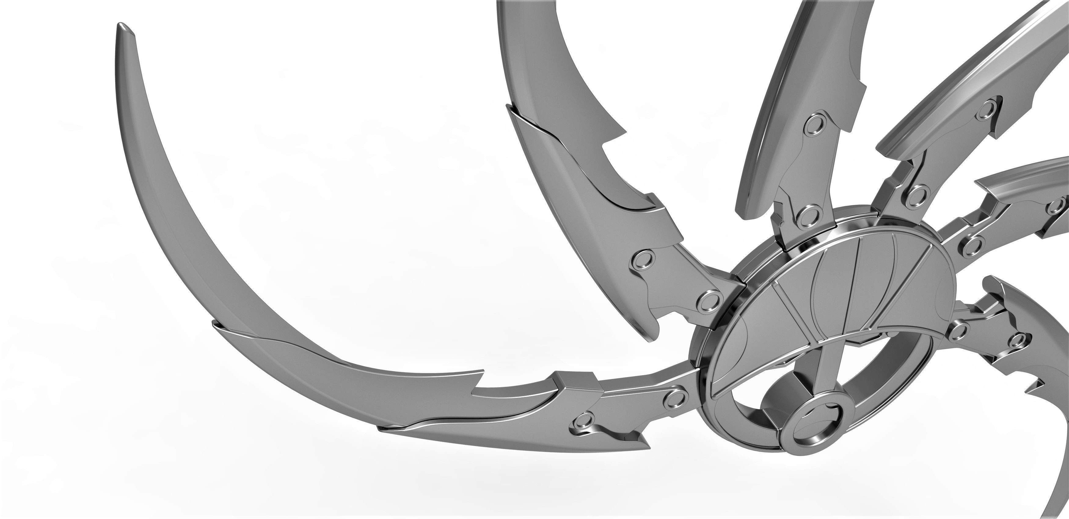 Shuriken of Predator from the movie Alien vs Predator 2004 3D print model_7