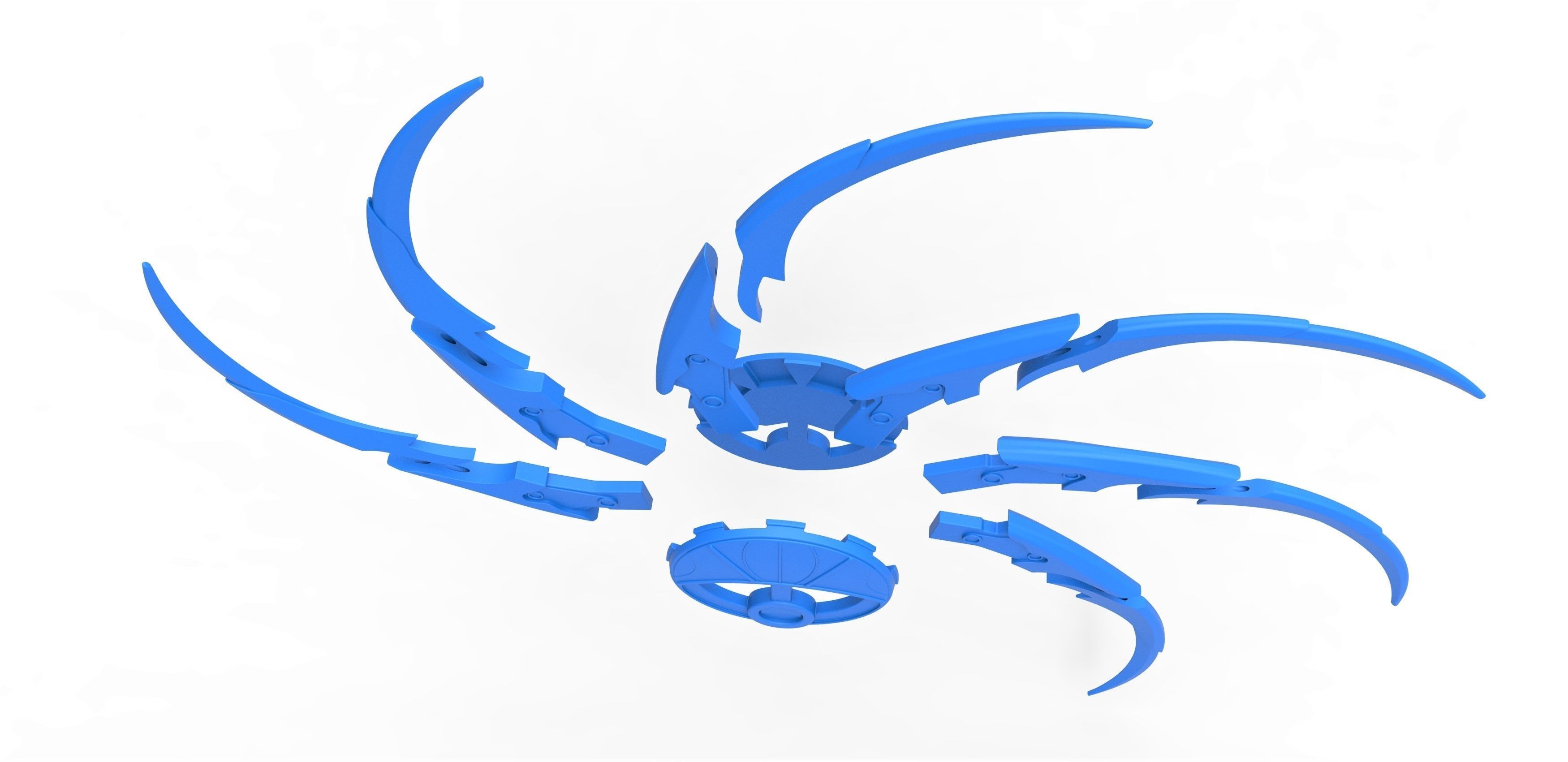 Shuriken of Predator from the movie Alien vs Predator 2004 3D print model_21