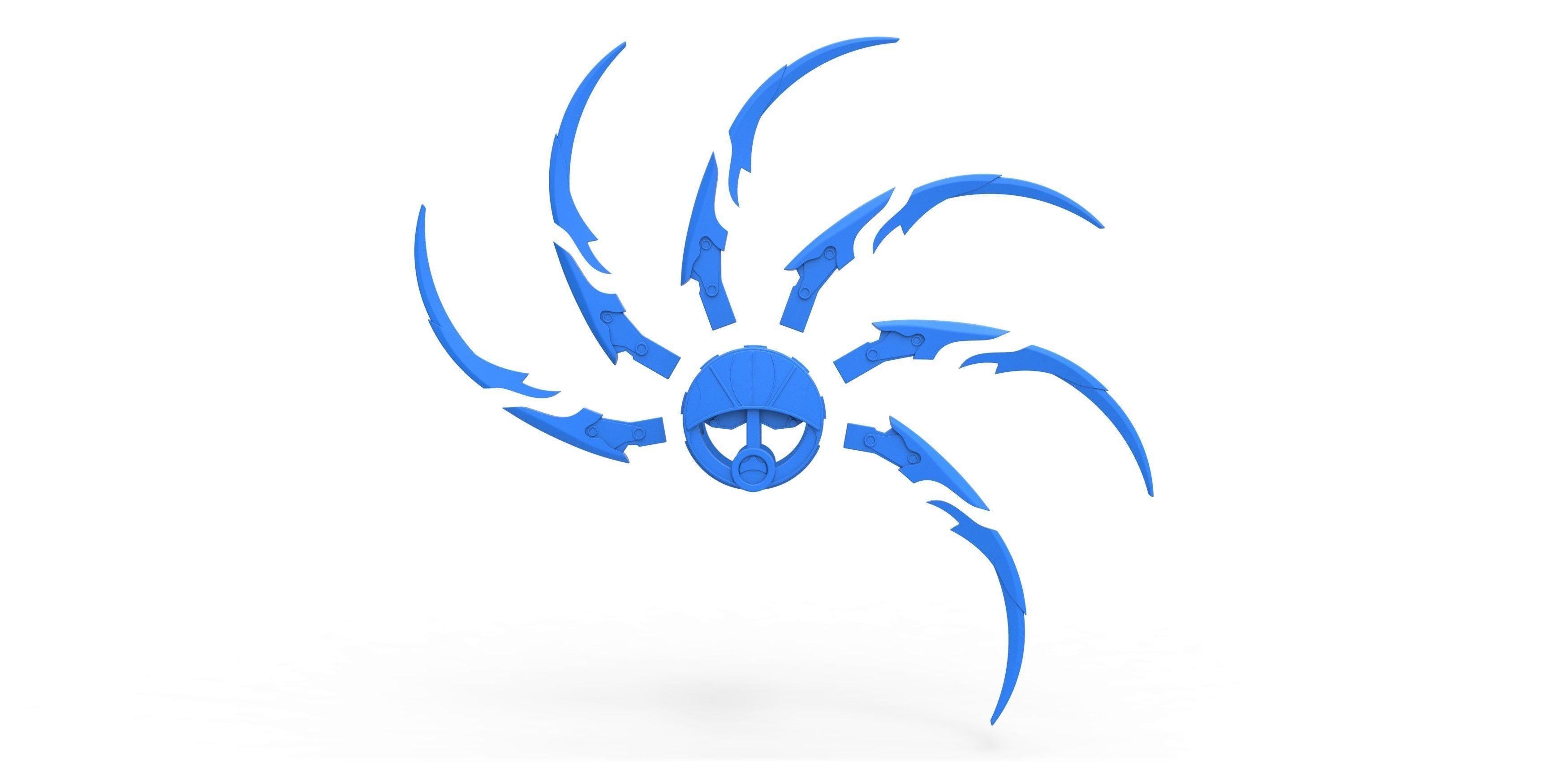 Shuriken of Predator from the movie Alien vs Predator 2004 3D print model_17