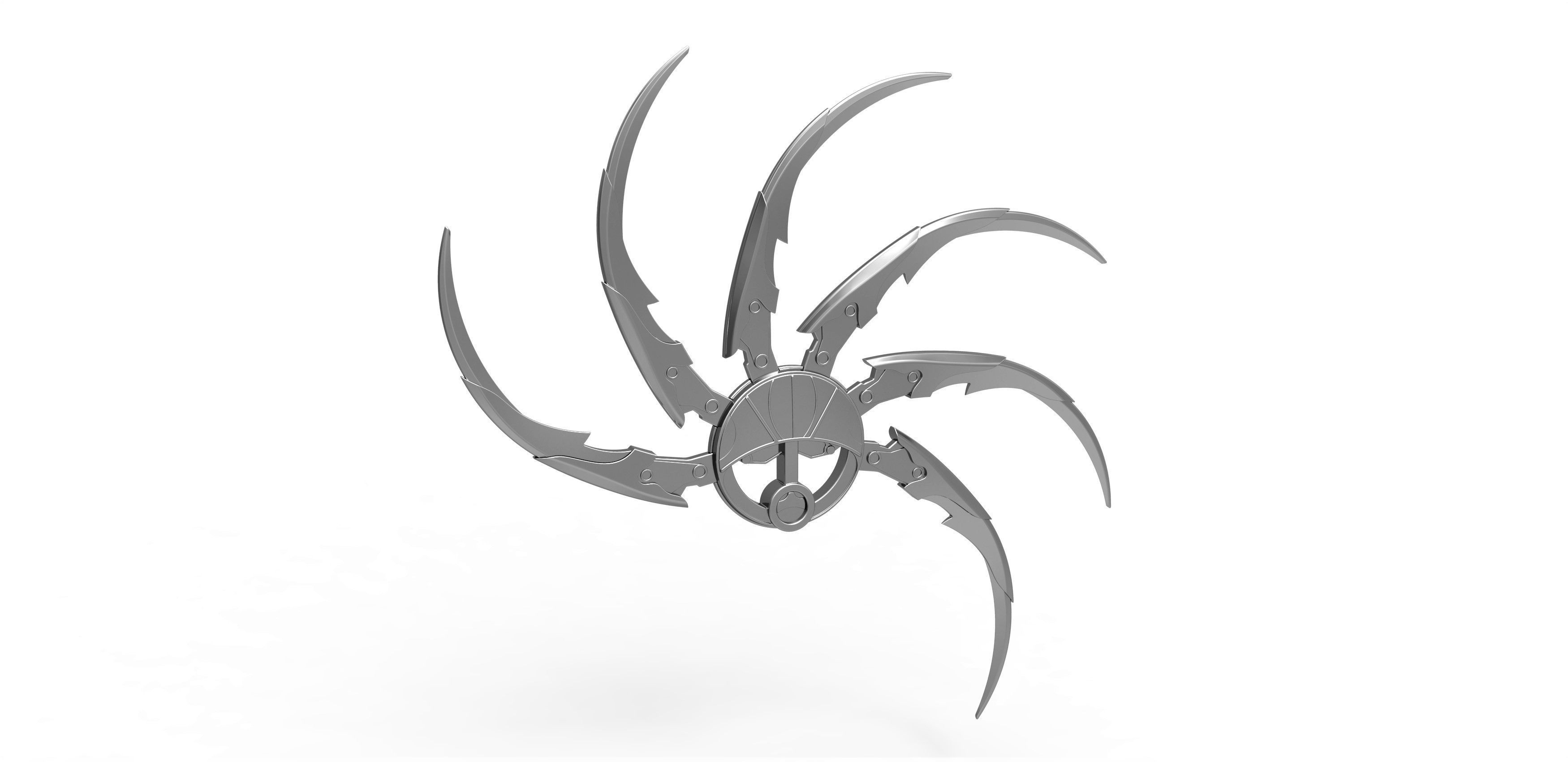 Shuriken of Predator from the movie Alien vs Predator 2004 3D print model_1