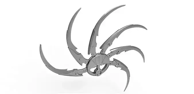 Shuriken of Predator from the movie Alien vs Predator 2004 3D print model