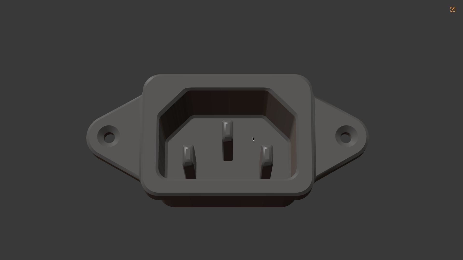 UK Plug and Socket 3D model_4