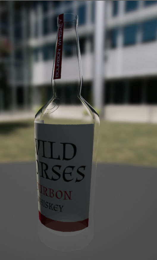 Bottles pack 1 Low-poly 3D model_2