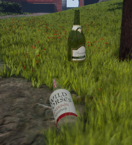 Bottles pack 1 Low-poly 3D model_5