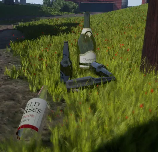 Bottles pack 1 Low-poly 3D model_0