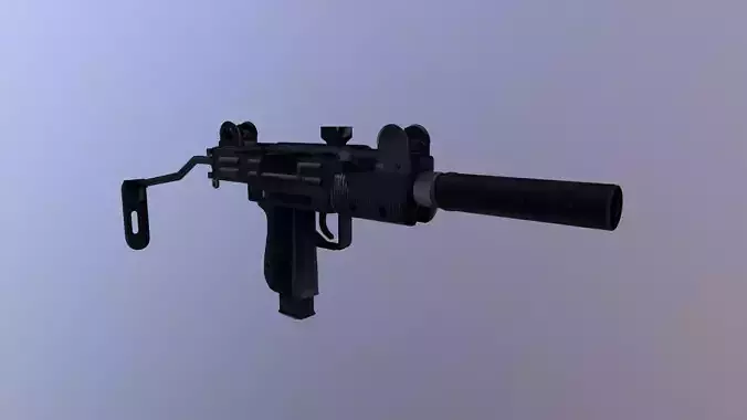 UZI with Suppressor 