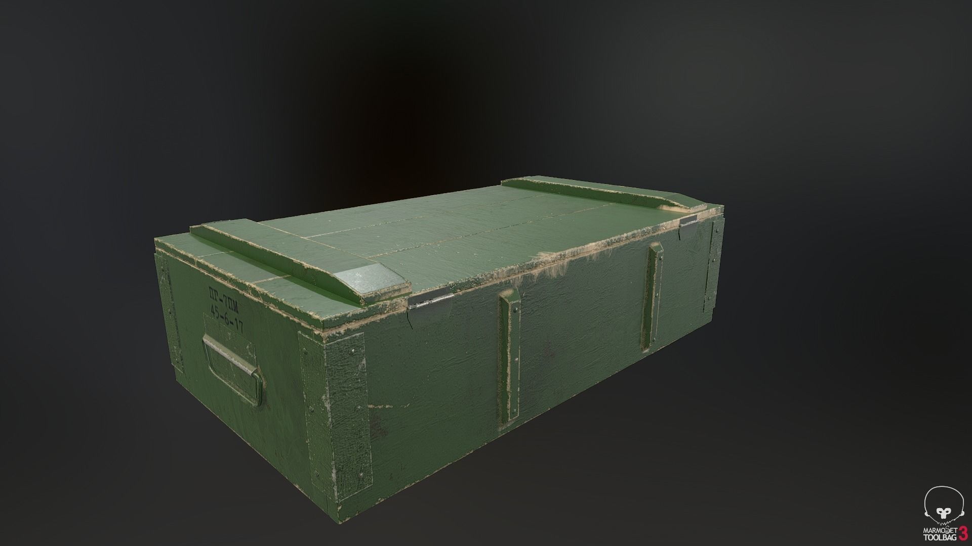 RPG-7 Rocket-Launcher Low-poly 3D model_12