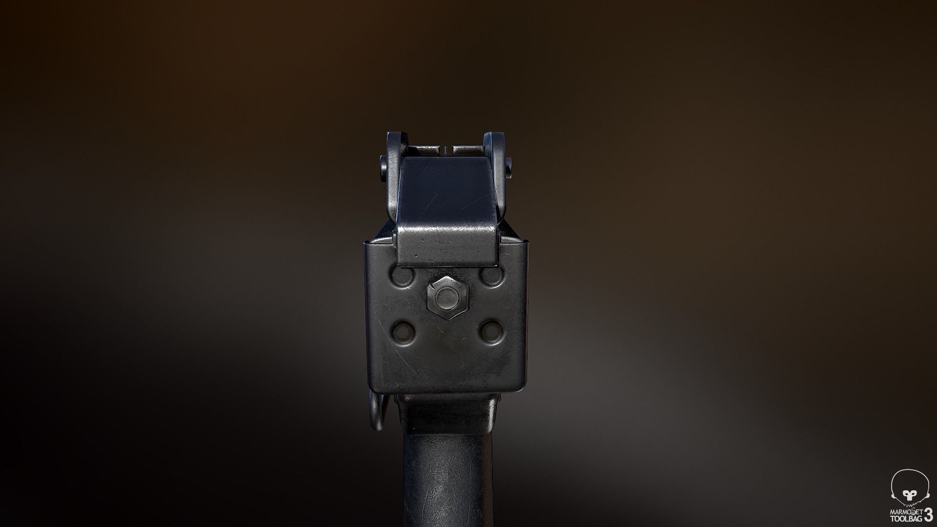 Spectre M4 Low-poly 3D model_12