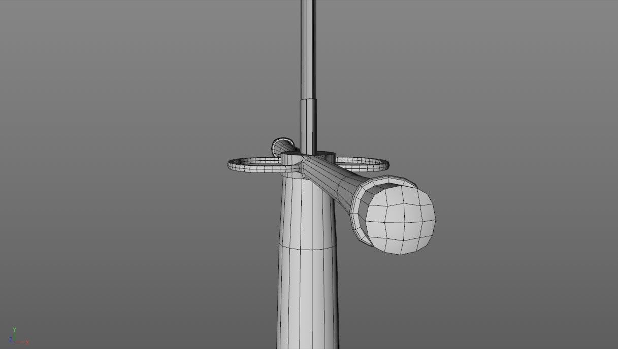 Twohanded Sword Low-poly 3D model_13