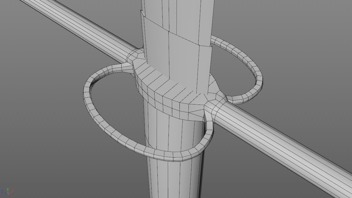 Twohanded Sword Low-poly 3D model_14