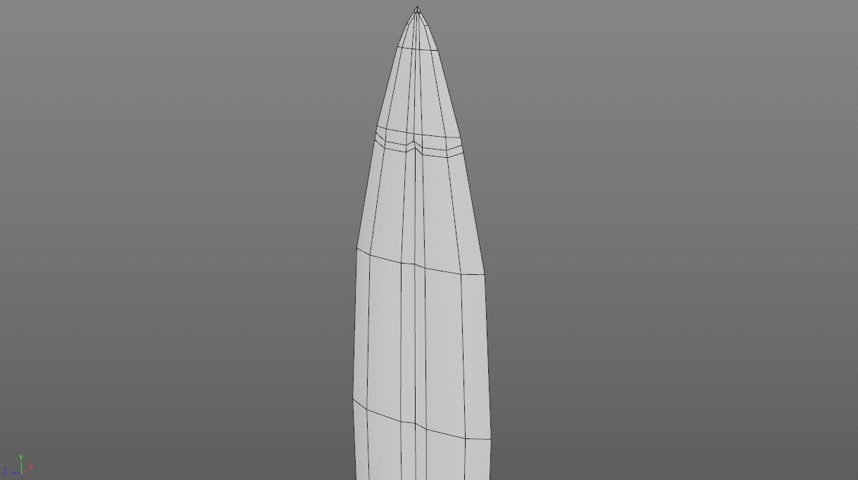 Twohanded Sword Low-poly 3D model_16