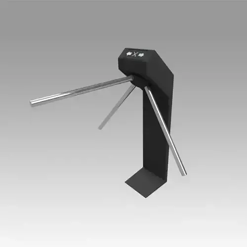 Turnstile black 3D model