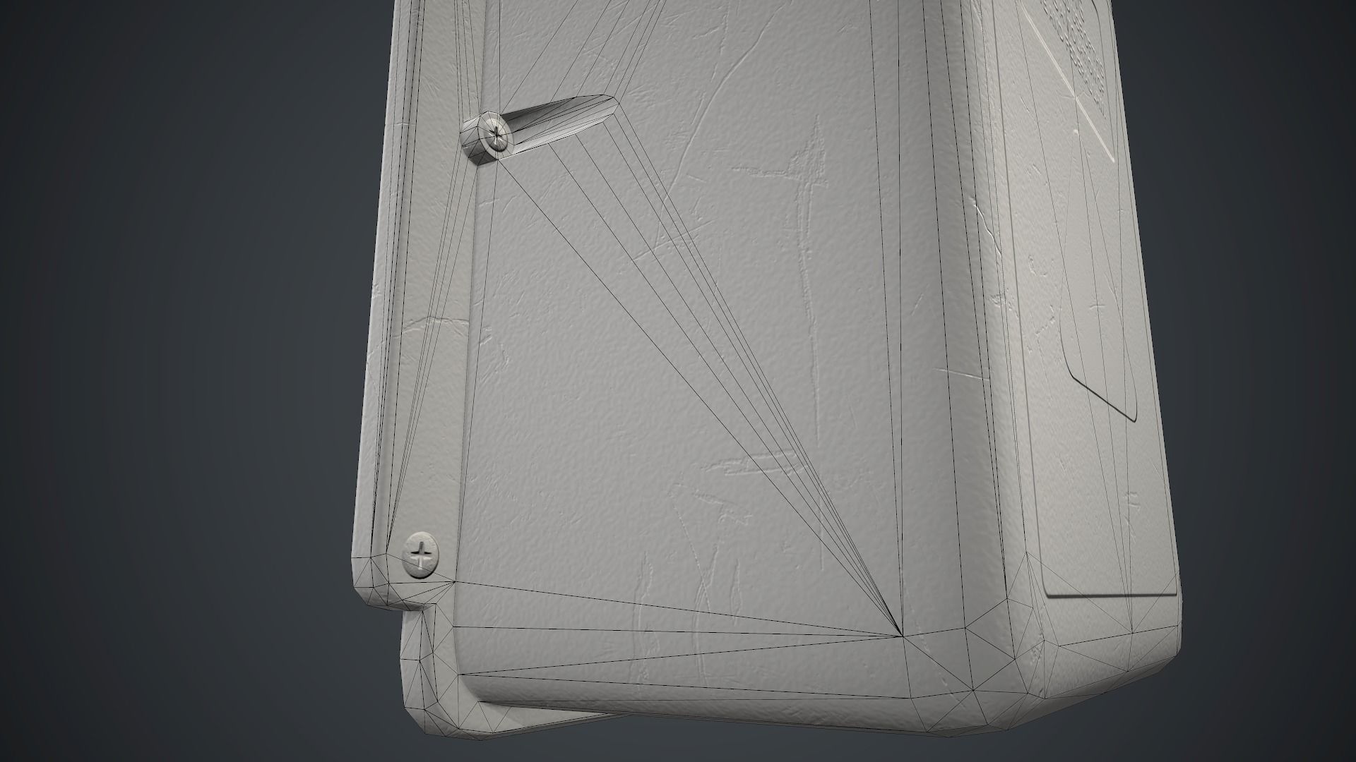 Electric Box 1 PBR Game Ready Low-poly 3D model_13