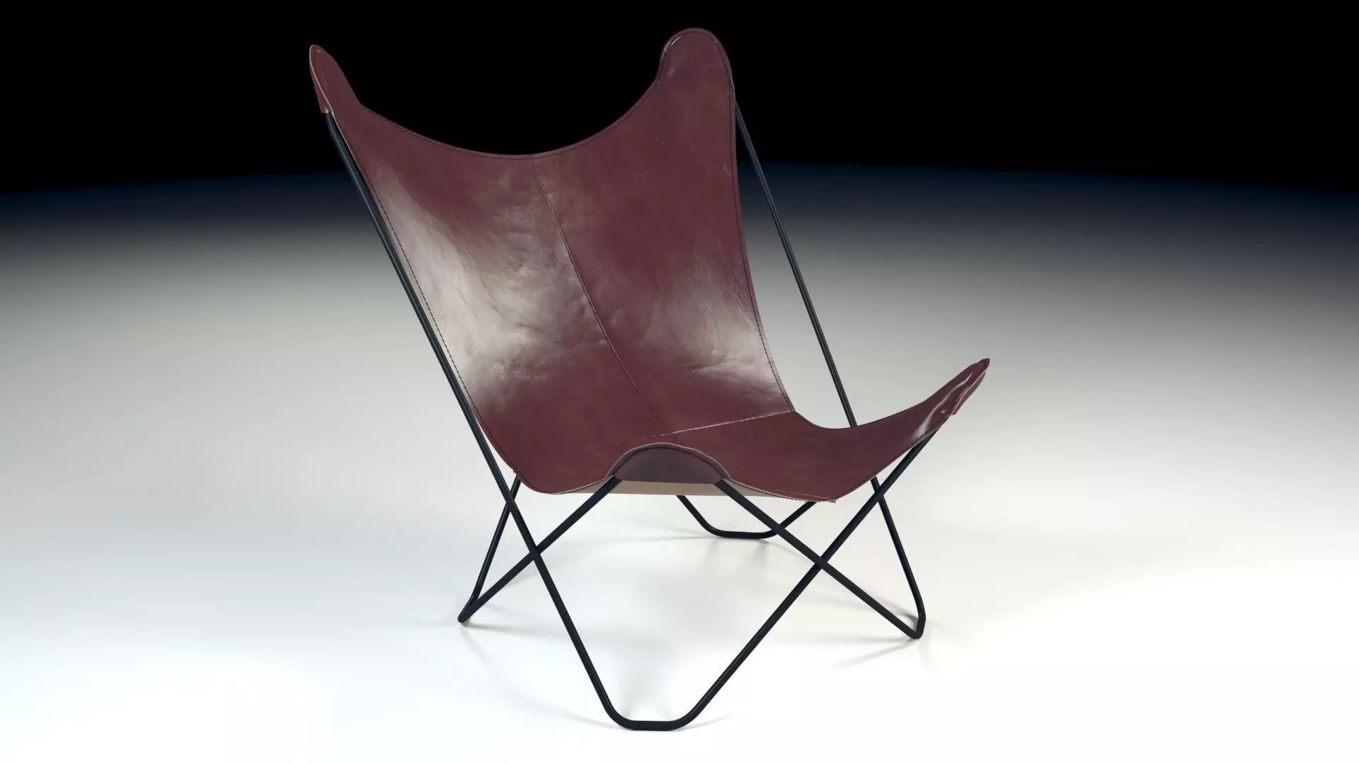 Butterfly chair - BKF chair or Hardoy chair 3D model