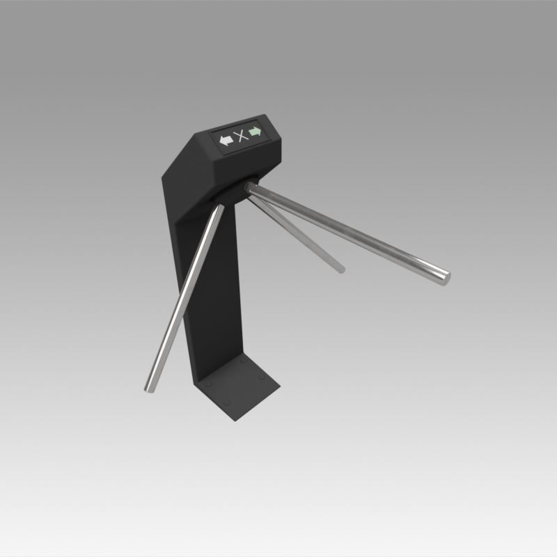 Turnstile tripod Trilock set  3D model_62