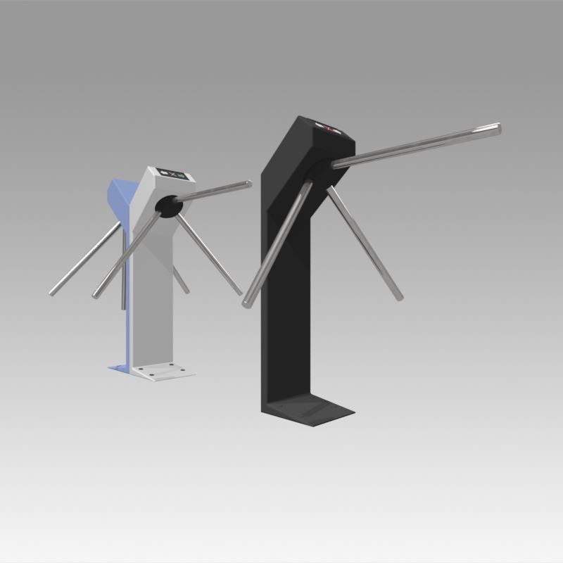 Turnstile tripod Trilock set  3D model_9