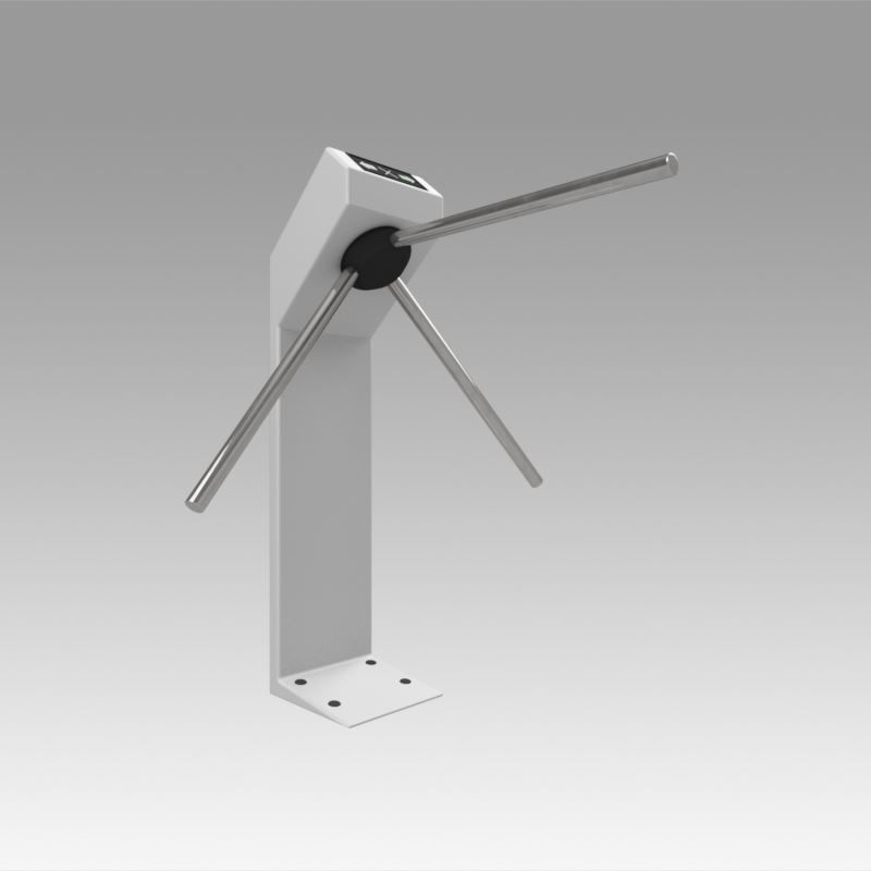 Turnstile tripod Trilock set  3D model_41