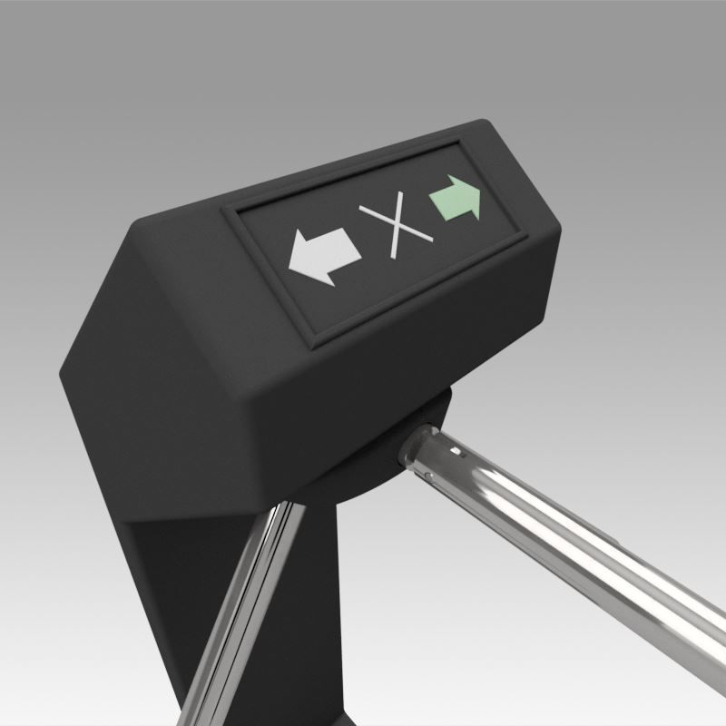 Turnstile tripod Trilock set  3D model_70