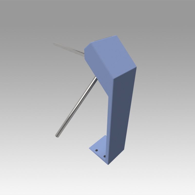 Turnstile tripod Trilock set  3D model_25