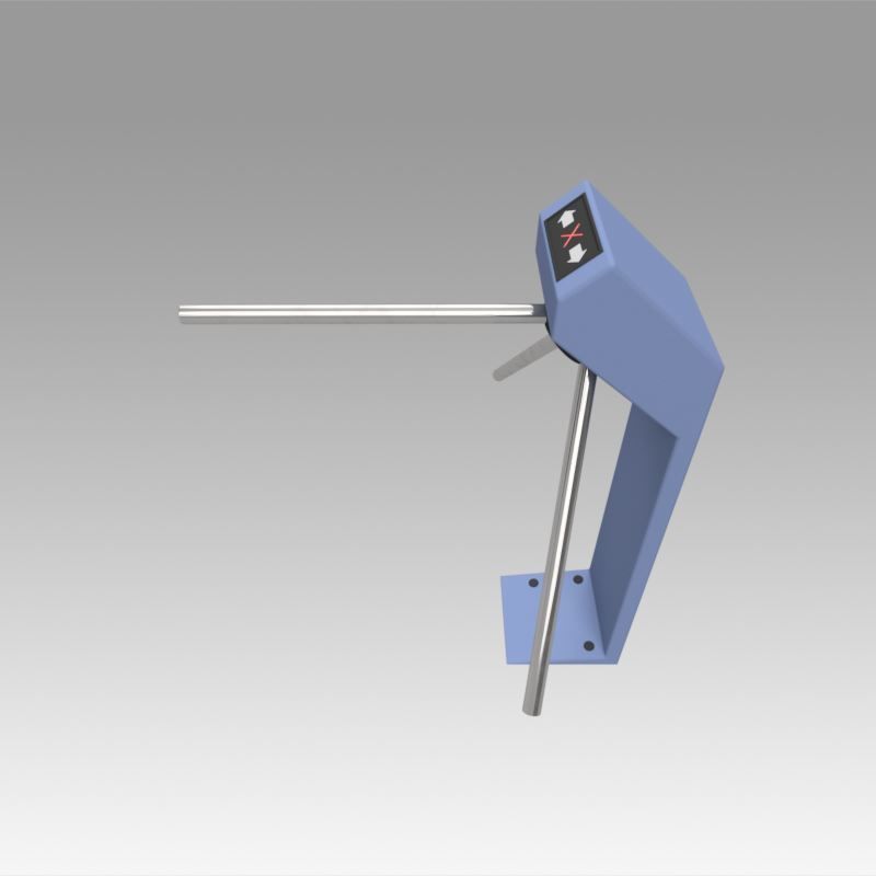 Turnstile tripod Trilock set  3D model_24