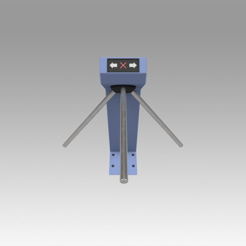 Turnstile tripod Trilock set  3D model_22