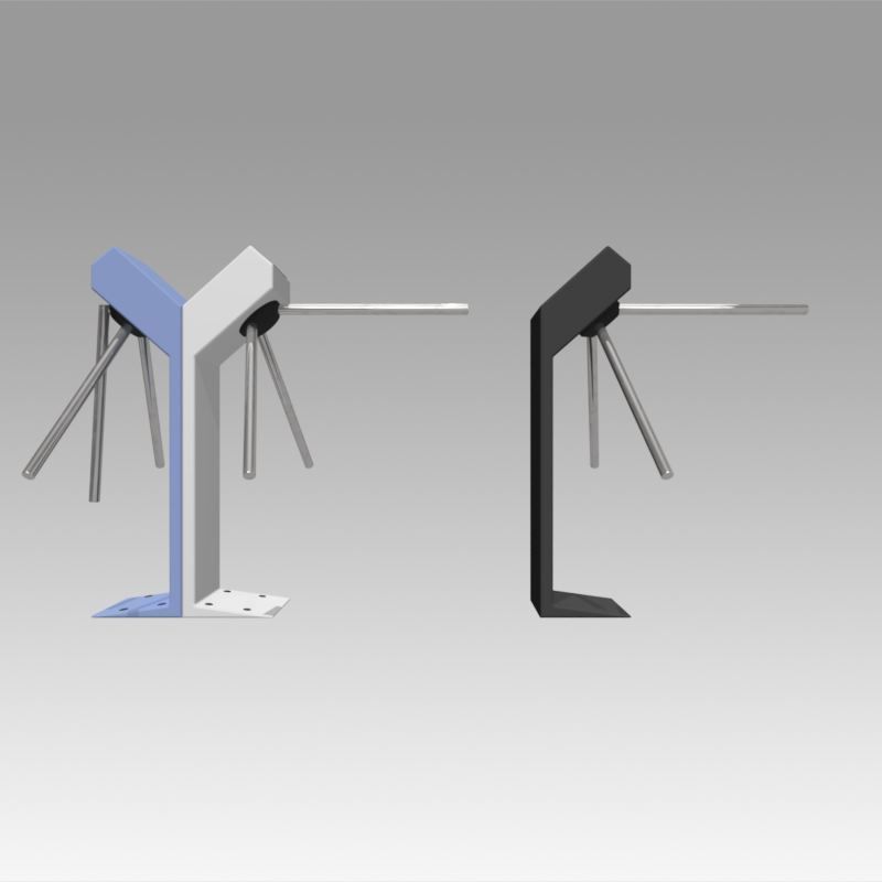 Turnstile tripod Trilock set  3D model_8